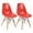 Red, variant on Paris Tower Side Chair Wood Leg 2-Pack