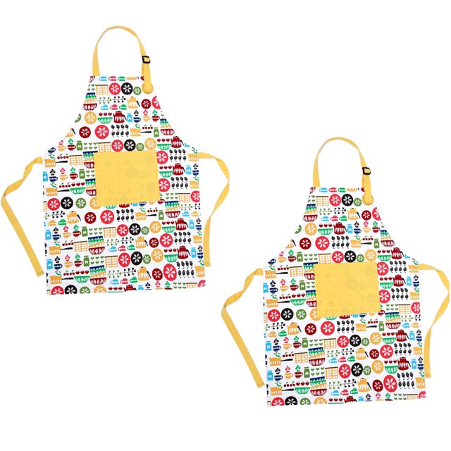 Delantal para niños con bolsillo Delantal de chef ajustable para niños para cocinar Pintura para hornear Vhermosa