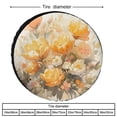 thumbnail image 2 of Spare Tire Cover Watercolor Flowers Waterproof Sun Protection Country Spring Flowers Tire Cover for Camper Truck Travel Trailer 12inch Fit for Jeep Trailer RV SUV Camper Vehicle, 2 of 8