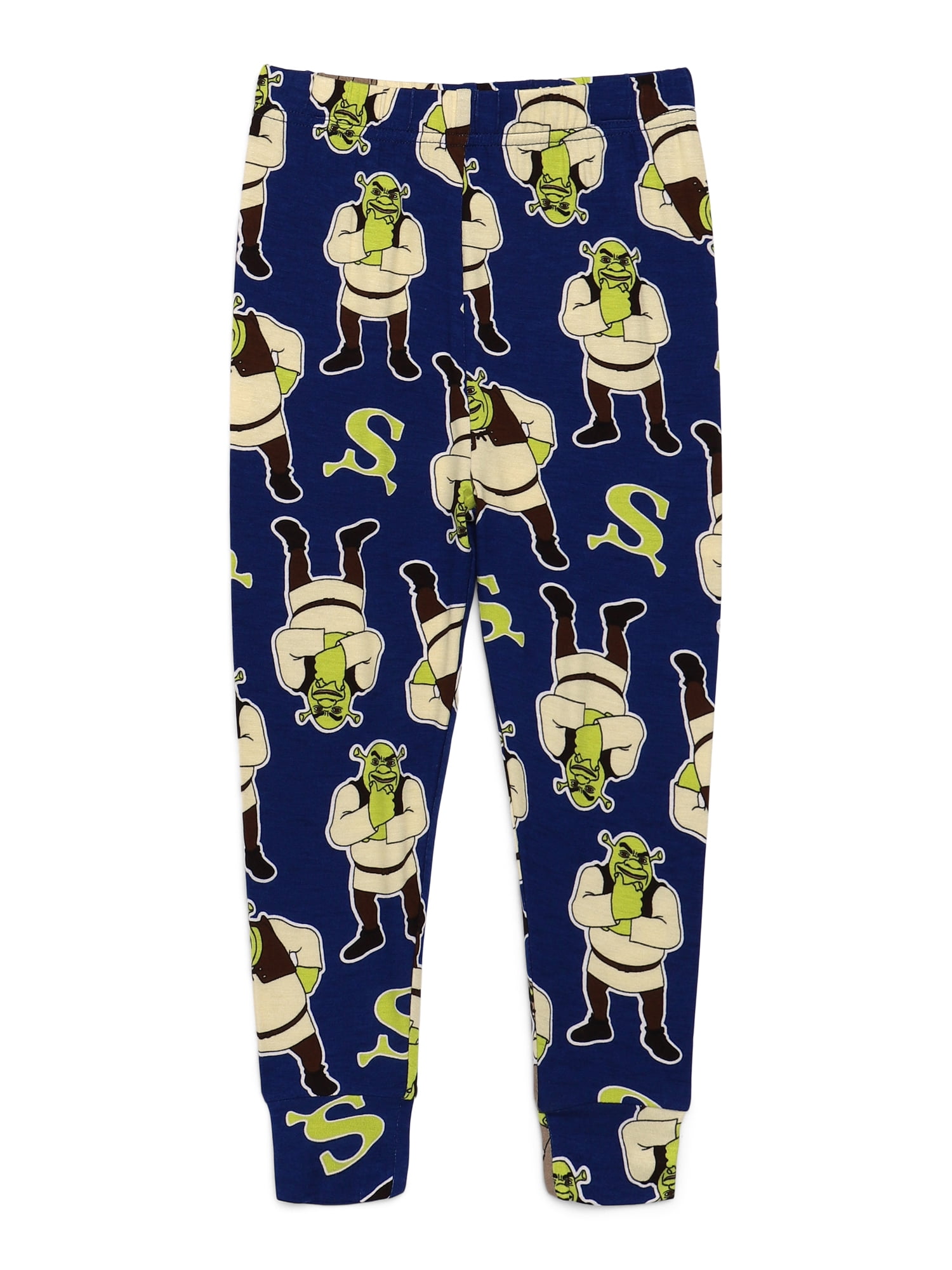 Shrek Toddler Unisex Long Sleeve Top and Pants, 2-Piece Pajama Set, Size 12M-5T
