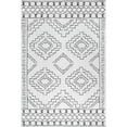 thumbnail image 3 of nuLOOM Noa Tapis Lavable en Machine pour la Région Tribale Marocaine, 3' x 5', Ivoire, 3 of 4