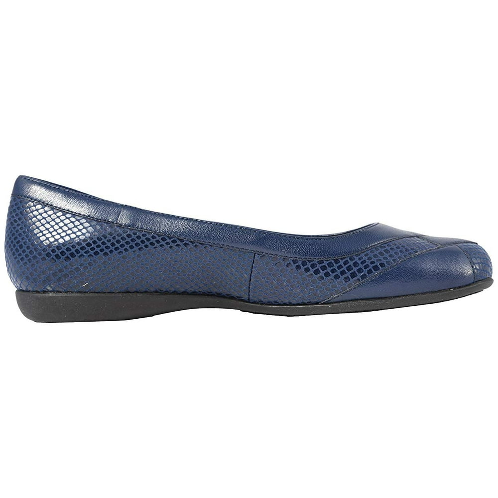 Trotters - Trotters Sharp Navy Soft Leather/Embossed Snake - Walmart ...