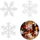 thumbnail image 3 of 108 Uds decoración de ventanas copos de nieve imágenes de ventanas extraíbles, 3 of 4