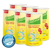 Almased Meal Replacement Shake - Plant Based Protein Powder for Weight Loss - Gluten-free, Non-GMO 17.6 oz 6 Pack