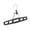 Black, variant on Pants Skirt Hangers With Locking Hook 10 Pack White For Closet Organization