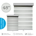 thumbnail image 2 of Hauz 4884GRYCD - 48 '' X 84 '' Alternate Blinds Window Shade, Cordless, Grey, 2 of 3