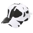 thumbnail image 2 of Women All Over Cow Print Twill Baseball Cap, JIANLAI Trendy Animal Spotted Curved Brim Dad Hat, Adjustable Back Strap Lightweight Breathable Fashion Headwear, 2 of 4