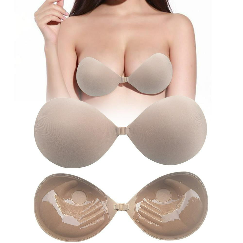 Ejoyous Ejoyous Thick Padded Strapless Backless Push Up Silicon 