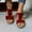 Wine, variant on asdoklhq Sandals for Women Clearance Under $10,Women's Summer Open Toe Wedge Loose Buckle Sandals and High Heel Shoes