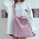 thumbnail image 4 of Bolso Bandolera Pana para Mujer Compras Ajustable Con Correa Gran Capacidad, 4 of 7