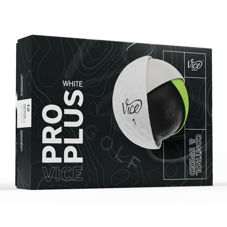 Vice Golf Vice Pro Plus 2024 Golf Balls White 1 Dozen