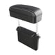 thumbnail image 2 of Caja de reposabrazos universal para coche, organizador de almacenamiento, compatible con todos los modelos. Blanco negro, 2 of 9
