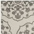 thumbnail image 3 of SAFAVIEH Cottage Keaton Geometric Floral Indoor/Outdoor Area Rug Cream/Grey, 5'3" x 7'7", 3 of 6
