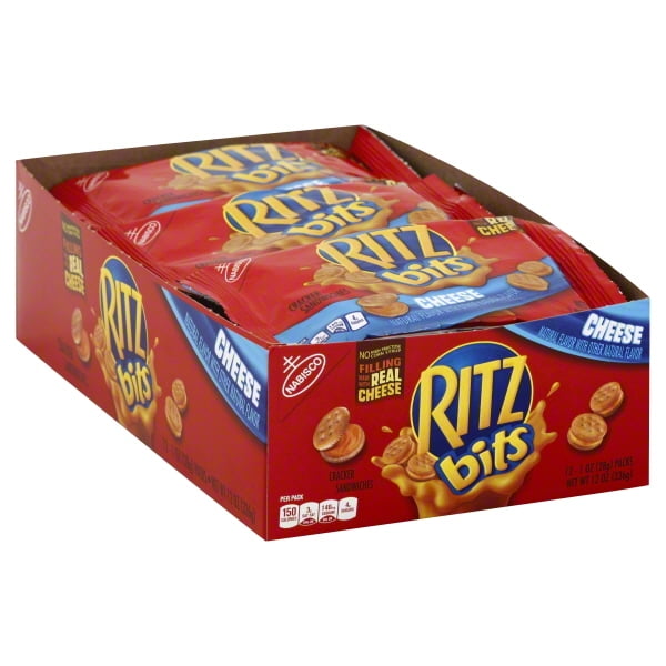 Mondelez Ritz Bits Cracker Sandwiches, 12 ea