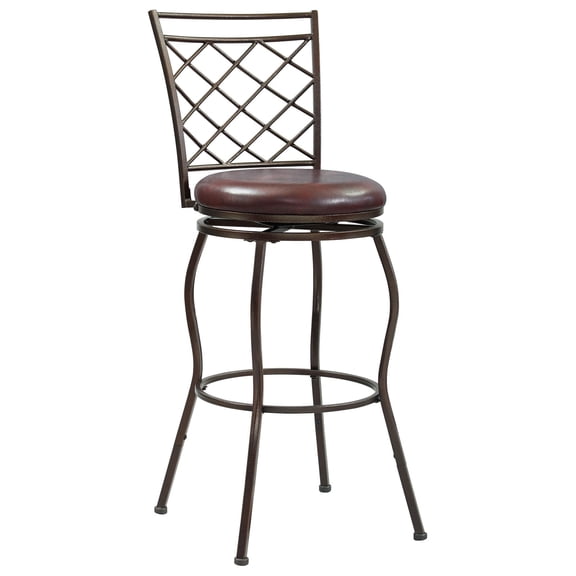 2-in-1 Metal Swivel Barstool