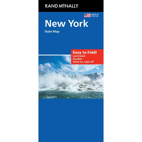 Rand McNally Easy to Fold: New York State Laminated Map, (Paperback)