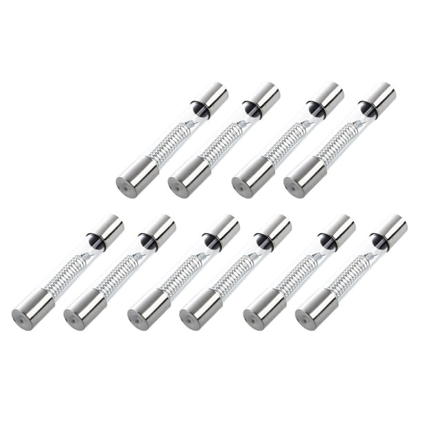 10 x 0.65A 5KV Fusible de Tubos de Vidrio Axial de 6mm x 40mm para Horno de Microondas