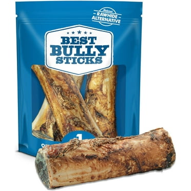Best Bully Sticks Marrow Bones for Dogs, 3 Pack - USA Packed Healthy Dog Treats, Dog Bones for Large Dogs - Grass-Fed Beef Long Lasting Dog Chews