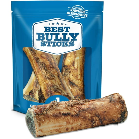 Best Bully Sticks Marrow Bones for Dogs, 3 Pack - USA Packed Healthy Dog Treats, Dog Bones for Large Dogs - Grass-Fed Beef Long Lasting Dog Chews
