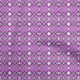 thumbnail image 1 of oneOone Viscose Chiffon Purple Fabric Block Sewing Material Print Fabric By The Yard 42 Inch Wide, 1 of 5