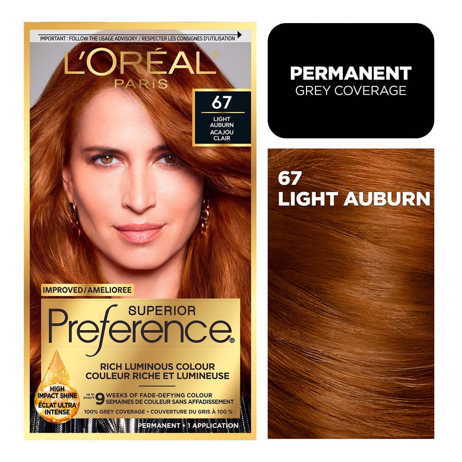 L'Oréal Paris Superior Préférence, Coloration Permanente 9 semaines sans affadissement