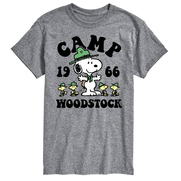 Peanuts - Camp Woodstock - Men's Short Sleeve Graphic T-Shirt