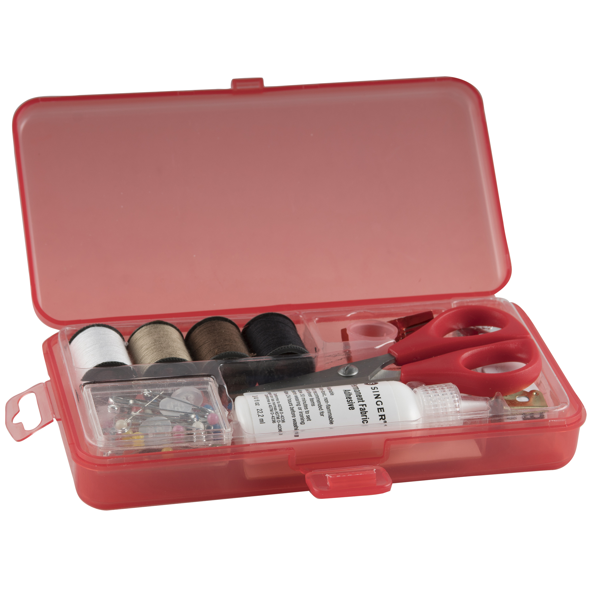 SINGER Survival Sew Kit with Storage Case, 64 pcs