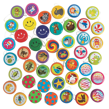 Bulk YoYo Assortment, Toys, Party Supplies, 144 Pieces