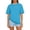 Blue, variant on laqbezok Women's Army Green Oversized T-Shirt, Cotton Crew Neck Short Sleeve Tee, Casual Loose Fit Summer Top, Trendy Athletic Athleisure Wear