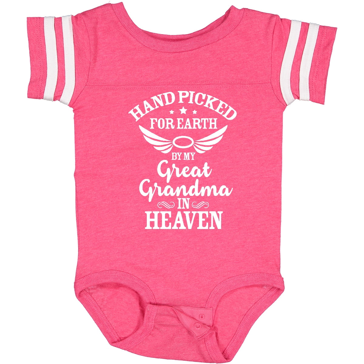 Inktastic Handpicked for Earth by My Great Grandma in Heaven Boys or Girls Baby Bodysuit