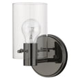 thumbnail image 2 of 17231-46 Livex Lighting Munich - 1 Light Wall Sconce In Contemporary Style-8.5 Inches Tall and 5 Inches Wide-Black Chrome Finish, 2 of 12