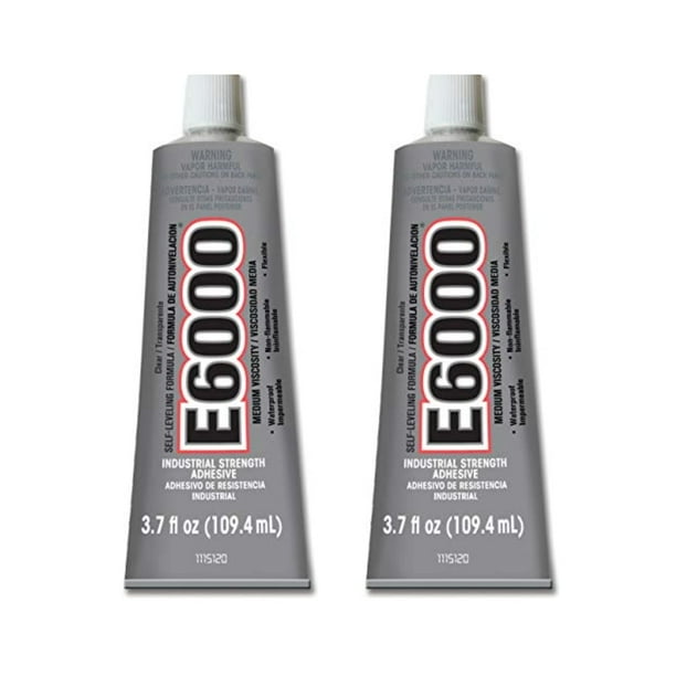 Adhesive Eclectic Products E6000 de alta viscosidad, 110 ml, paquete de 2 unidades
