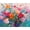 50PCS (very easy), variant on Jigsaw Puzzles 50 Pieces for Adults Colorful Floral Chart Oil Painting as Flower Challenging Puzzle Fit Together Perfectly Toys Wall Art Gift
