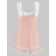 thumbnail image 2 of Tamaño Plus ganchillo Panel de cuello cuadrado sin respaldo sin mangas Rosegal Camisetas sin mangas de talla grande, 2 of 5