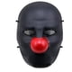 thumbnail image 1 of Máscara de cosplay de payaso negro para Halloween, accesorios de plástico, 1 of 1