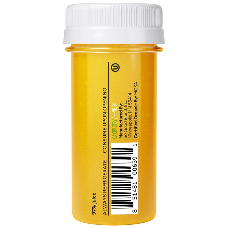 So Good So You Immunity Probiotic Shot Ginger Cayenne Liquid 1.7