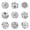 thumbnail image 2 of Flower Women Polish Stamping Nails Templates Sexy Beauty Image Nail Art Stamp Plates Nail Stencils, 2 of 10