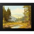 thumbnail image 2 of Bochmann, Joh. 18x15 Black Modern Framed Museum Art Print Titled - QUIET POND, 2 of 5