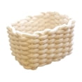 thumbnail image 7 of Small Storage Decorative Basket, Cotton Rope Woven Shelf Basket for Little Items, Cute Box Organizer for Living Room, Nursery, Bedroom, 1 Pcs, 8.66x5.91x5.51", 7 of 7