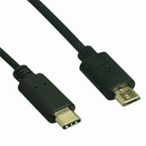 CableWholesale 10U2-33003 3 ft. 480mb USB 2.0 Type C Male to Micro B Male Cable