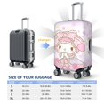 thumbnail image 5 of Kuromi and My Melody Travel Luggage Cover Suitcase Protector Anti Scratch Suitcase Cover Washable Baggage Covers, 5 of 7