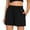 Black, variant on Bike Sweat Shorts Women Breathable Pull on Elastic Waist Lightweight Shorts Stretchy Low Rise Tennis Jogger Shorts with Pockets Brown XL