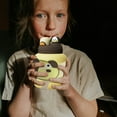 thumbnail image 4 of Tazas, tazas con tapa, tazas de café helado con tapa, taza grande, taza térmica para niños, auriculares, taza térmica con forma de oso, taza bonita con pajita, botella de agua compacta y portátil., 4 of 4