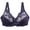 Purple, variant on CFLVAEK Underwire Bras for Women Plus Size Push Up Everyday Bra Breathable Full Coverage Bralettes Adjustable Straps Bras Beige 105