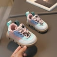 thumbnail image 4 of Toddler Baby Boy Girl Fashionable Sneakers Color Combination Non-Slip Shoes, 4 of 8
