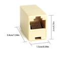 10Pcs Networking Ethernet Cable Joiner Coupler RJ45 CAT5 6 Extender ...