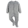 thumbnail image 6 of Gerber Baby Boy Sleep ´N Play Footed Cotton Pajamas, 2-Pack, Sizes Newborn - 3/6 Months, 6 of 11