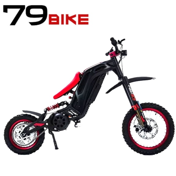 79Bike Titaone S 3500W Peak Electric Mountain Bike,31MPH Speed,48V 25Ah Battery,Fastace Rear Shock,Ideal for Adult