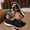 Black, variant on Norvail Orthopedic Sandals for Women, Wide Width Flat Sandals, Comfortable Slip On Orthopedic Low Wedge Flat Sandals for Summer, Walking Sandals for Women With Arch Support