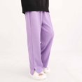 thumbnail image 6 of Toddler Summer Pants Baggy Girls Joggers Full Length Pants Children's Casual Pants Boys' Quick Drying Pants Children's Slim Pants Wearing Straight Leg Pants On The Outside Purple 6 Years, 6 of 7